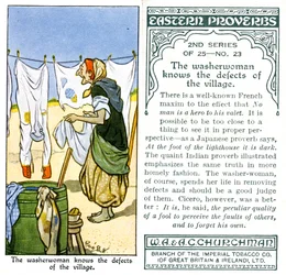 ‘De wasvrouw kent de gebreken van het dorp’, 1932